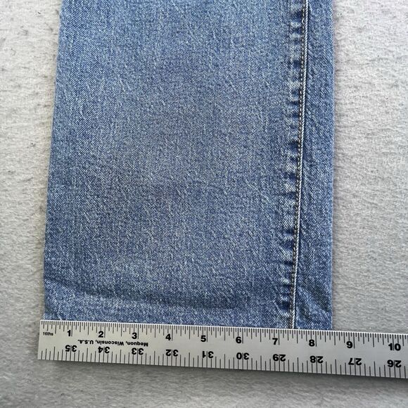 Old Navy Jeans Womens 14 Blue High Rise Kicker Boot Cut Light Wash Stretch Denim - Picture 13 of 13